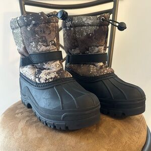 Outdoor Kids Camouflage Snow Boots